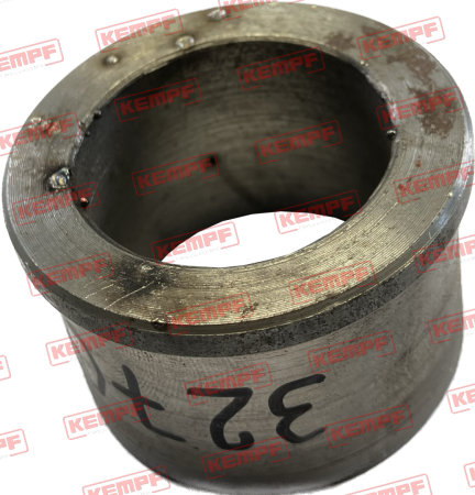 32704 Kempf Rohr 48,3x10 mm, 30 mm lang, Drehteil